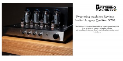 Tweetering machines Review: Audio Hungary Qualiton X200 