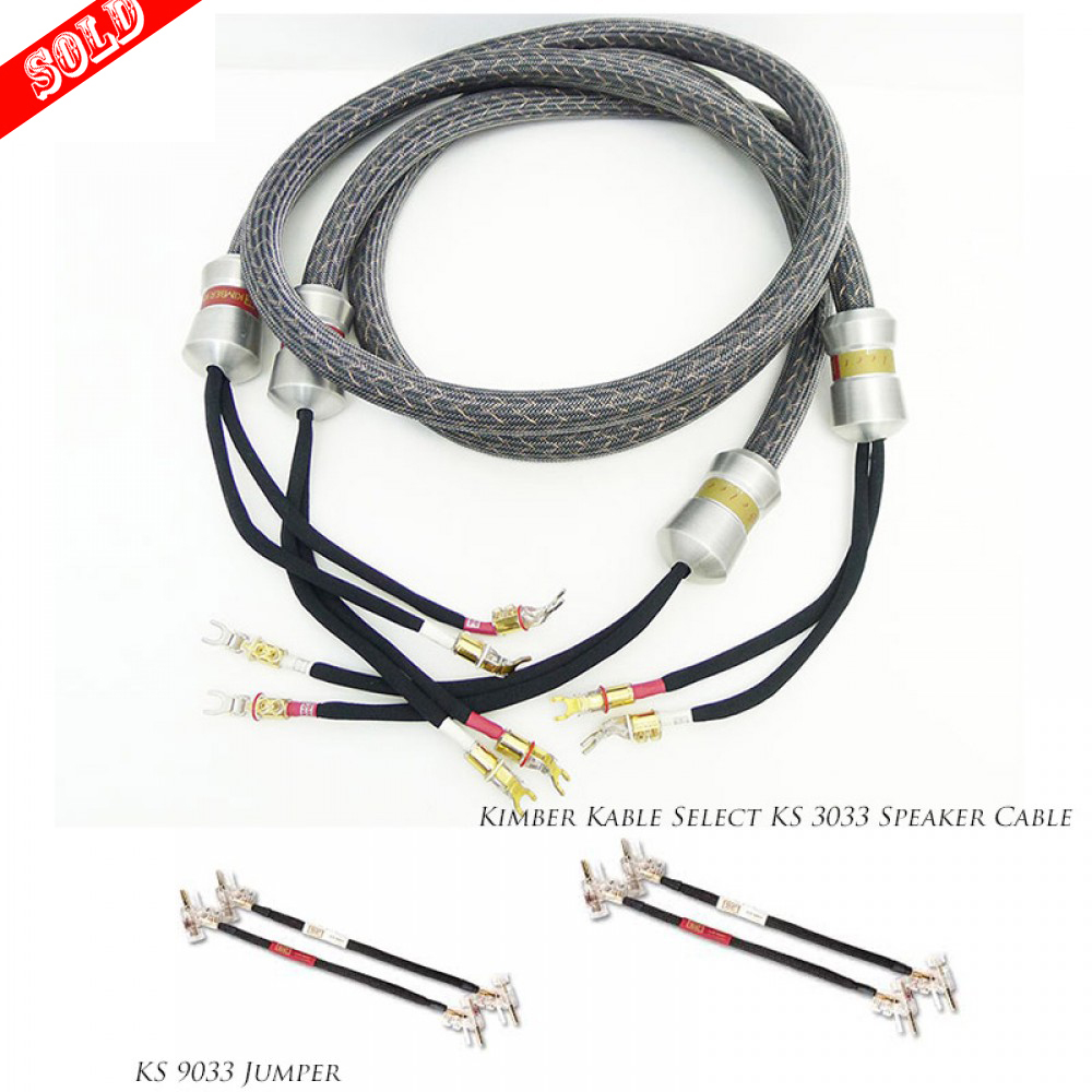 Kimber Kable Select KS 3033 Speaker Cable+ KS9033 Jumpers