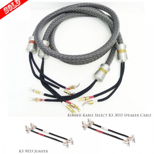 Kimber Kable Select KS 3033 Speaker Cable+ KS9033 Jumpers